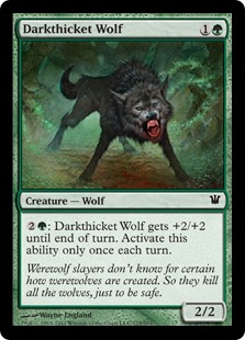 Darkthicket Wolf - Innistrad