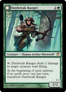 Daybreak Ranger -> Nightfall Predator - Innistrad