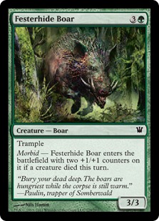 Festerhide Boar - Innistrad