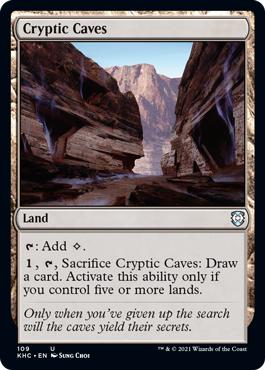 Cryptic Caves - Kaldheim Commander
