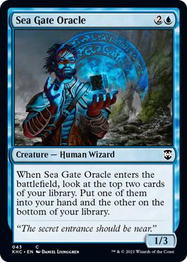 Sea Gate Oracle - Kaldheim Commander