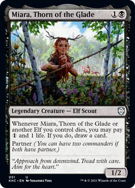 Miara, Thorn of the Glade - Kaldheim Commander