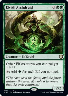 Elvish Archdruid - Kaldheim Commander