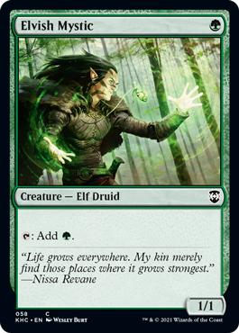 Elvish Mystic - Kaldheim Commander