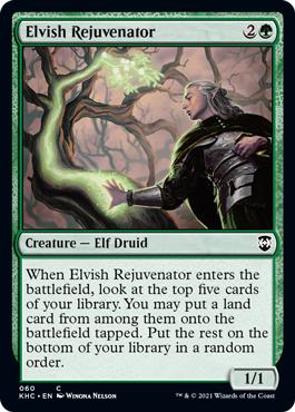 Elvish Rejuvenator - Kaldheim Commander