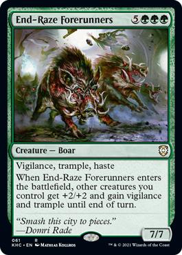 End-Raze Forerunners - Kaldheim Commander