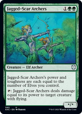 Jagged-Scar Archers - Kaldheim Commander