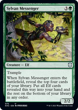 Sylvan Messenger - Kaldheim Commander