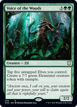 Voice of the Woods - Kaldheim Commander