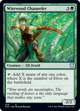 Wirewood Channeler - Kaldheim Commander