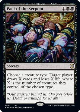 Pact of the Serpent - Kaldheim Commander