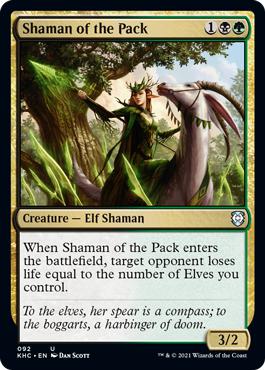 Shaman of the Pack - Kaldheim Commander