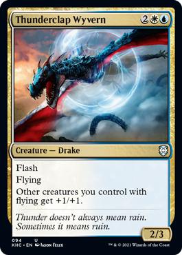 Thunderclap Wyvern - Kaldheim Commander