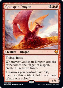 Goldspan Dragon - Kaldheim