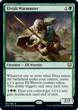 Elvish Warmaster - Kaldheim