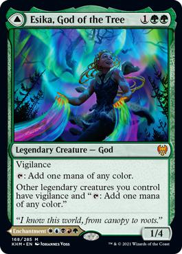 Esika, God of the Tree // The Prismatic Bridge - Kaldheim