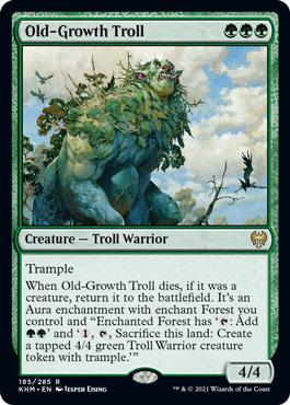 Old-Growth Troll - Kaldheim