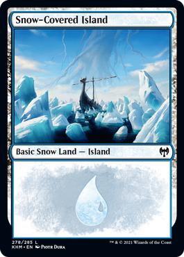 Snow-Covered Island - Kaldheim