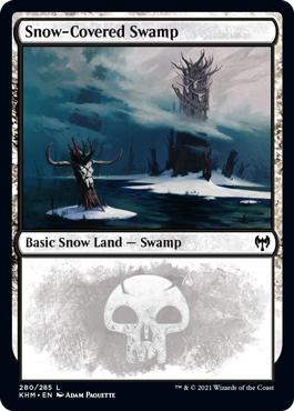 Snow-Covered Swamp - Kaldheim