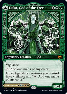 Esika, God of the Tree // The Prismatic Bridge - Kaldheim