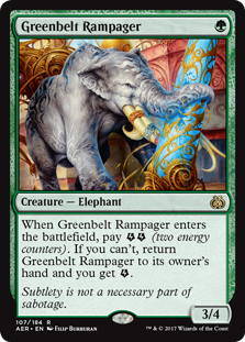 Greenbelt Rampager - Aether Revolt