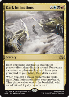 Dark Intimations - Aether Revolt