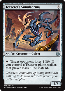 Tezzeret's Simulacrum - Aether Revolt