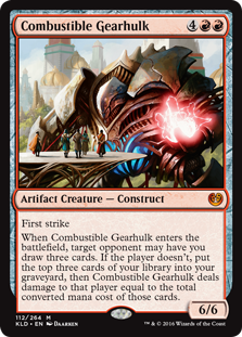 Combustible Gearhulk - Kaladesh