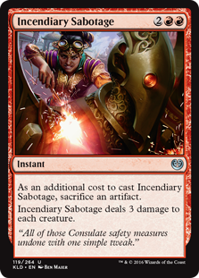 Incendiary Sabotage - Kaladesh