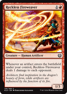 Reckless Fireweaver - Kaladesh