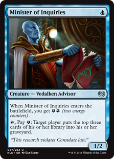 Minister of Inquiries - Kaladesh