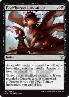 Foul-Tongue Invocation - Dragons of Tarkir