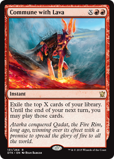 Commune with Lava - Dragons of Tarkir