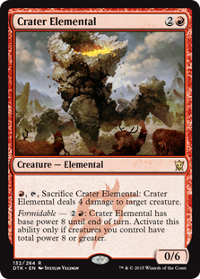 Crater Elemental - Dragons of Tarkir