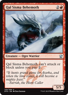 Qal Sisma Behemoth - Dragons of Tarkir