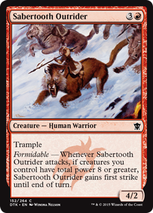 Sabertooth Outrider - Dragons of Tarkir