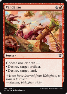 Vandalize - Dragons of Tarkir