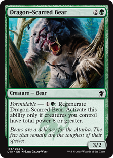 Dragon-Scarred Bear - Dragons of Tarkir