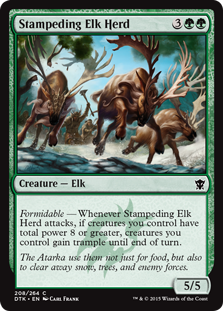 Stampeding Elk Herd - Dragons of Tarkir