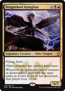 Dragonlord Kolaghan - Dragons of Tarkir