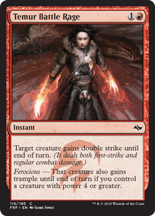 Temur Battle Rage - Fate Reforged