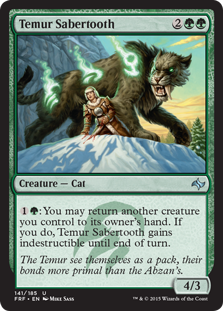 Temur Sabertooth - Fate Reforged