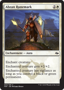 Abzan Runemark - Fate Reforged