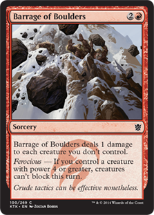 Barrage of Boulders - Khans of Tarkir