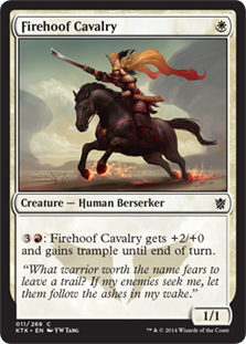 Firehoof Cavalry - Khans of Tarkir