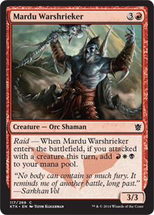 Mardu Warshrieker - Khans of Tarkir