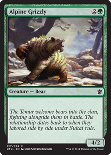 Alpine Grizzly - Khans of Tarkir