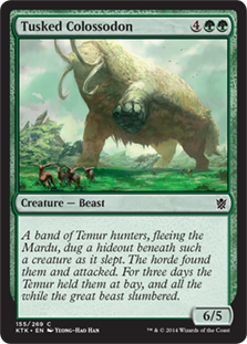 Tusked Colossodon - Khans of Tarkir
