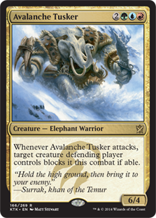 Avalanche Tusker - Khans of Tarkir