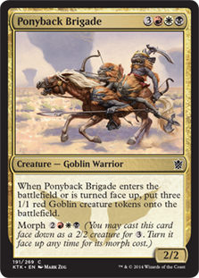 Ponyback Brigade - Khans of Tarkir